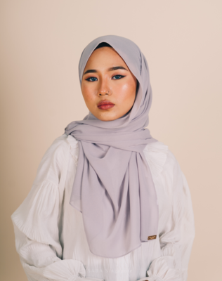 Essential Chiffon Hijab - Earl Grey