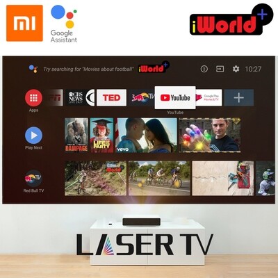 Xiaomi Mi Laser Projector Full HD (Global Version) + AlphaScreens 100&quot; Fixed Frame Premium ALR screen for UST