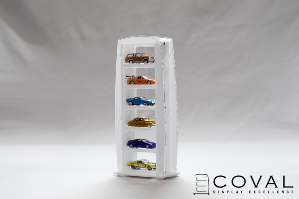 ST-106 Display Stand - 1 x 6 Vertical (Clear Frame)