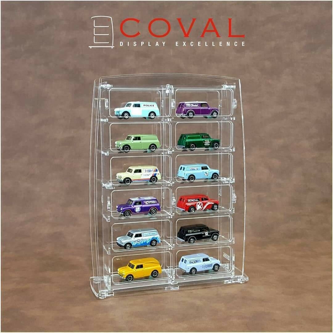 ST-206 Display Stand - 2 x 6 Vertical (Clear Frame)