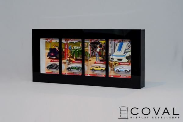 HF-401 Carded Display Cabinet - Holds 4 x HotWheels Cars