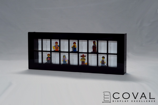 MG-902 Mini-Figure Display - 9 x 2 Figurines - Holds 18 Lego Mini-figures