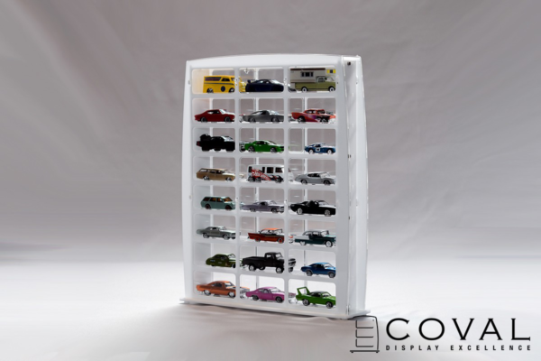 ST-308 Display Stand - 3 x 8 Vertical (Clear Frame)