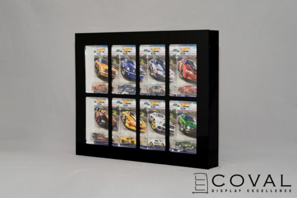 HF-402 Carded Display Cabinet - Holds 8 x HotWheels Cars