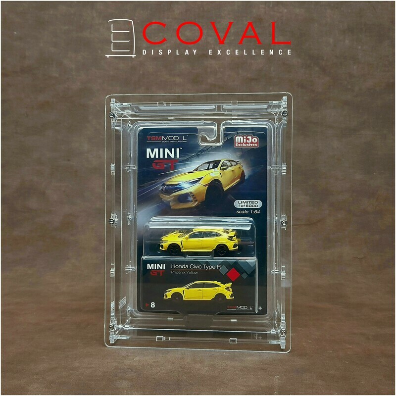 GTA-101 Acrylic Display Case for Single Mini GT Blister Packed Car