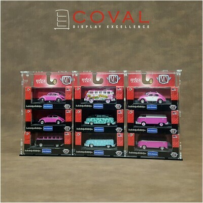 SMT-303 Acrylic Display Case for 1/64 M2 Machines Boxed Car Holds 9