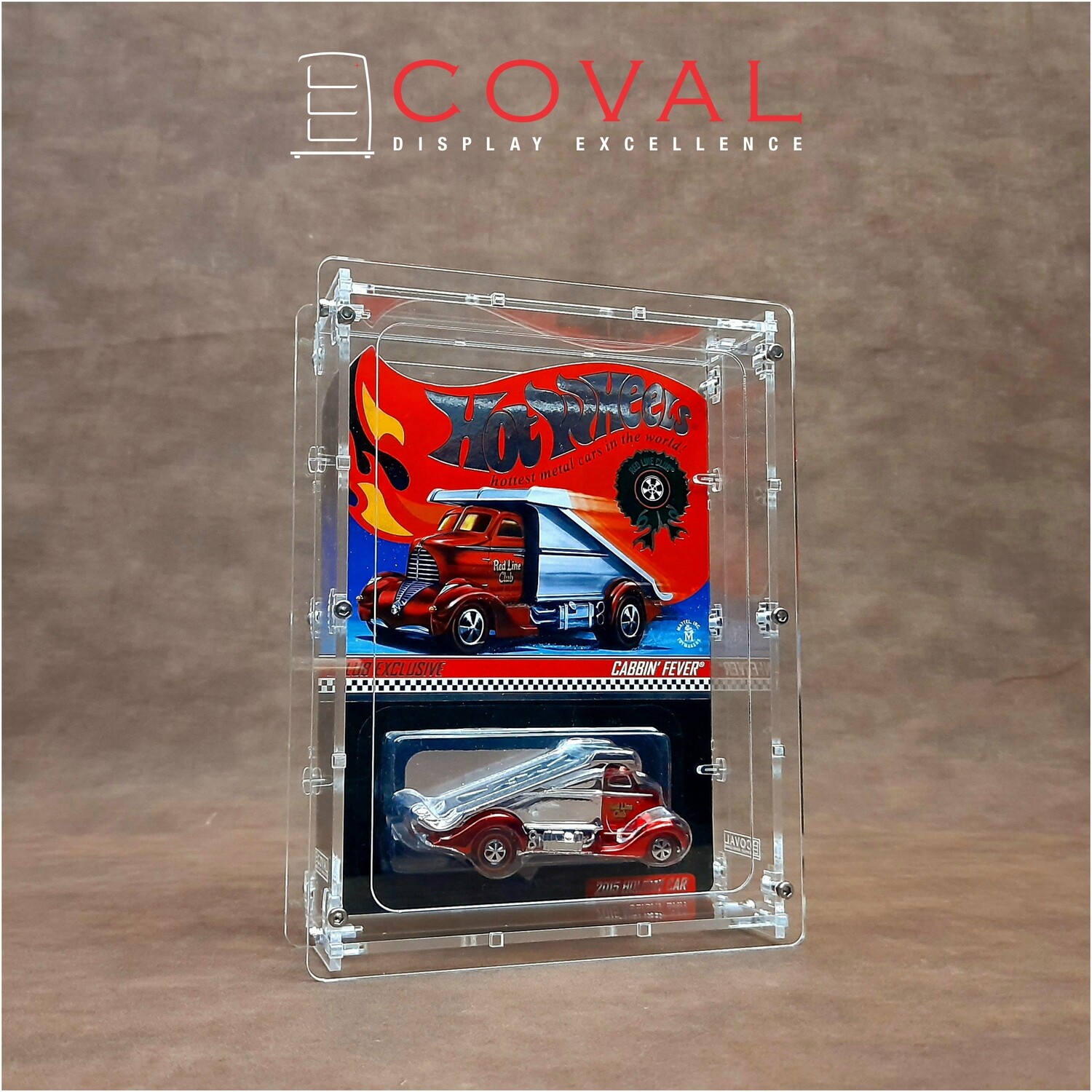 COVAL HRC 01 Single Carded Display Holds 1 X HotWheels Car