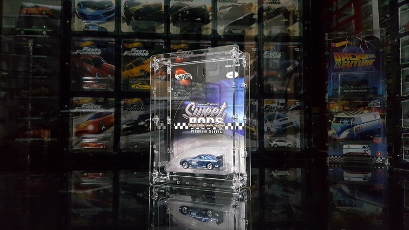HSR-101 Acrylic Display Case for Single Carded Hotwheels Sweet Rods