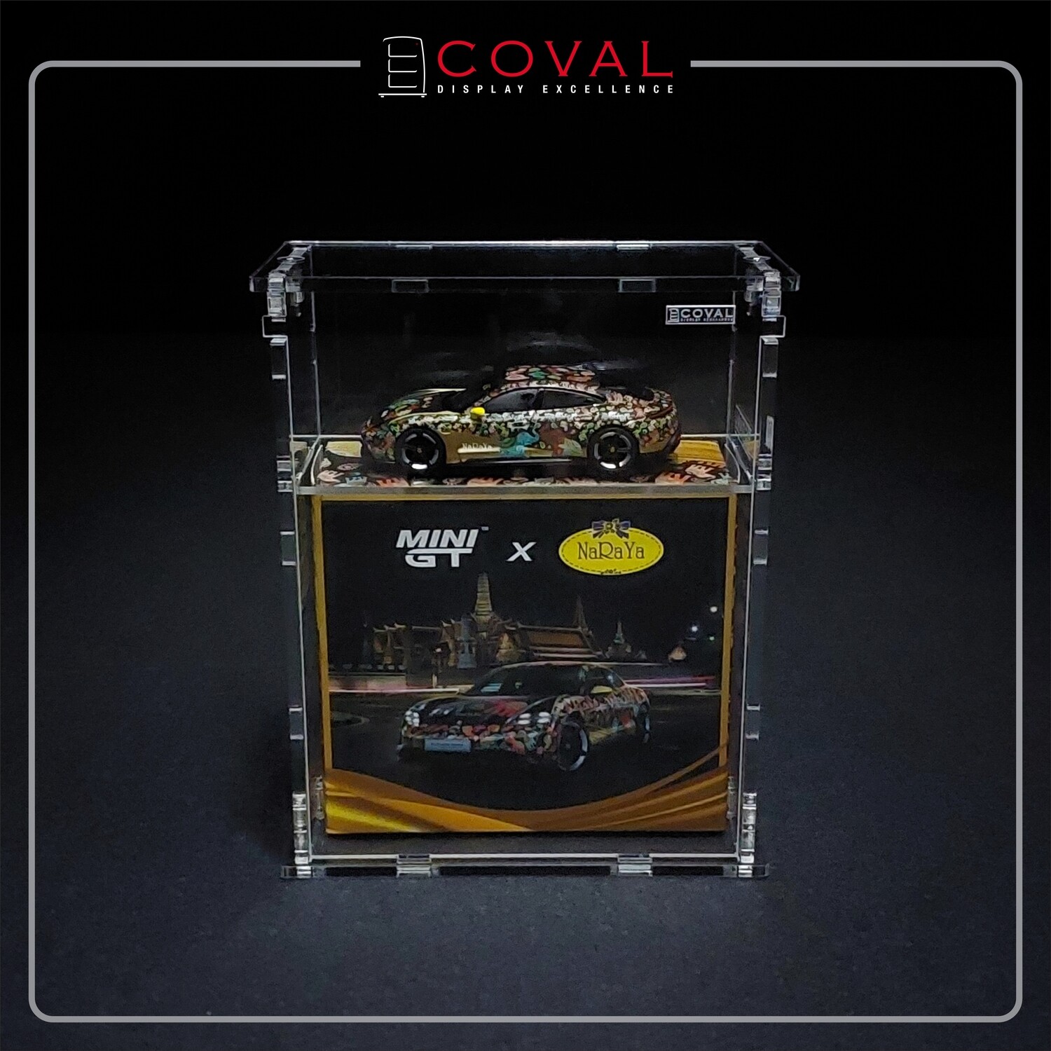 SMG-102LE Acrylic Display Cabinet for Single Limited Edition Mini GT Car and Box