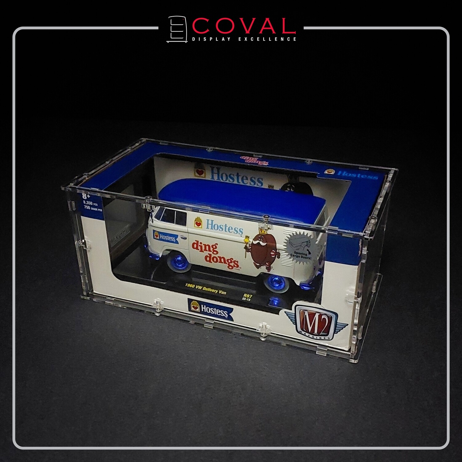 MTX-101 Acrylic Display Case for Single 1/24 M2 Machines Boxed Car