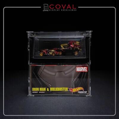 HSD-102IM Acrylic Displays for Single Hot Wheels SDCC Iron Man 2017