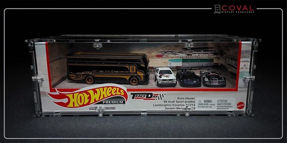HBS-101S Acrylic Display Case Hot Wheels Smaller Premium Diorama Box Set