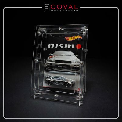 ARC-01-5PK Acrylic Display Case for Single Carded RLC and Mainline Hot Wheels with Arched Front *Pack of 5