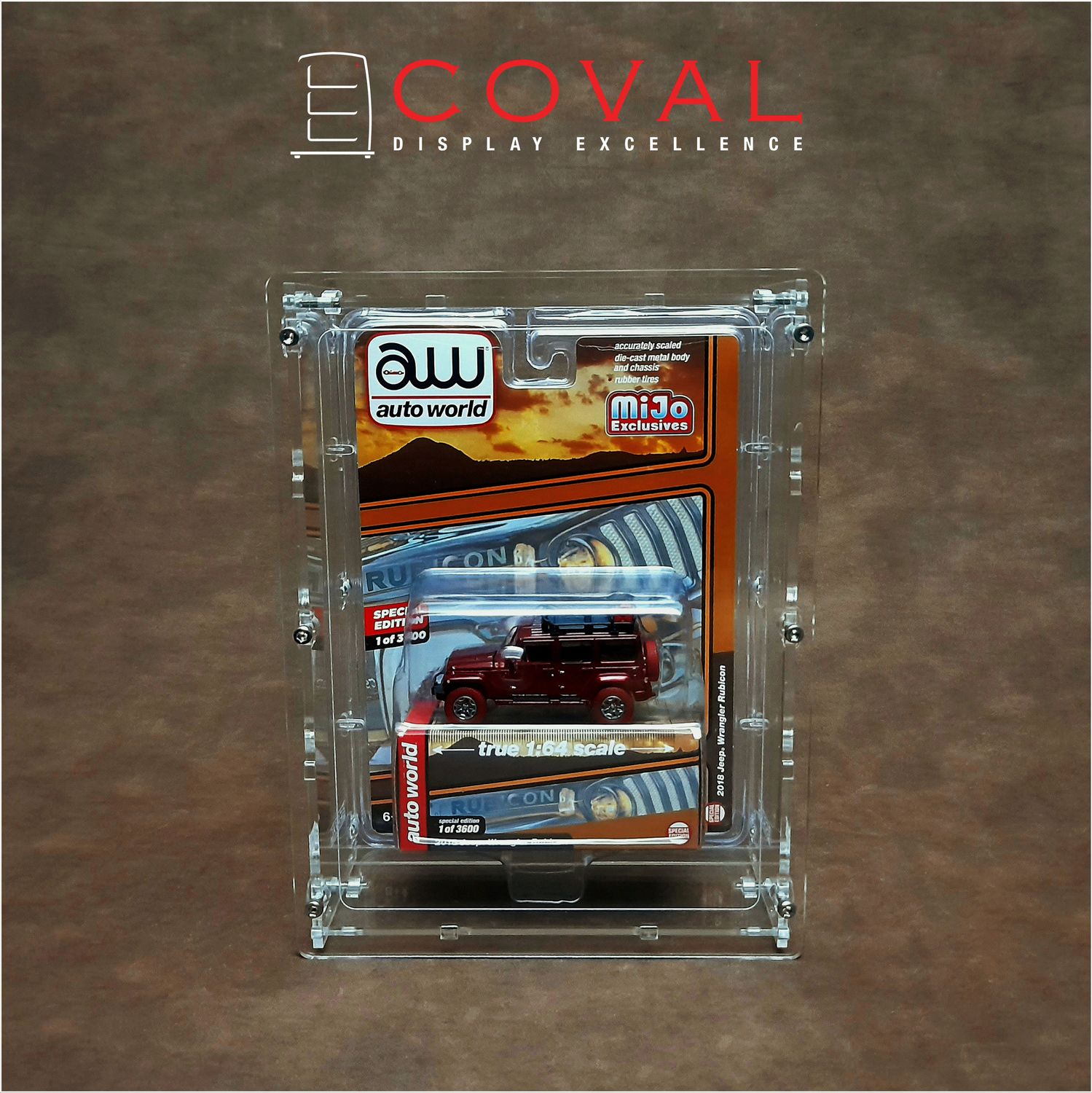 AWS-101 Acrylic Display Case for Single Carded Autoworld