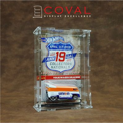 SRC-101 Acrylic Display Case for Single Carded RLC and Mainline Hot Wheels *Stackable *Wallmountable