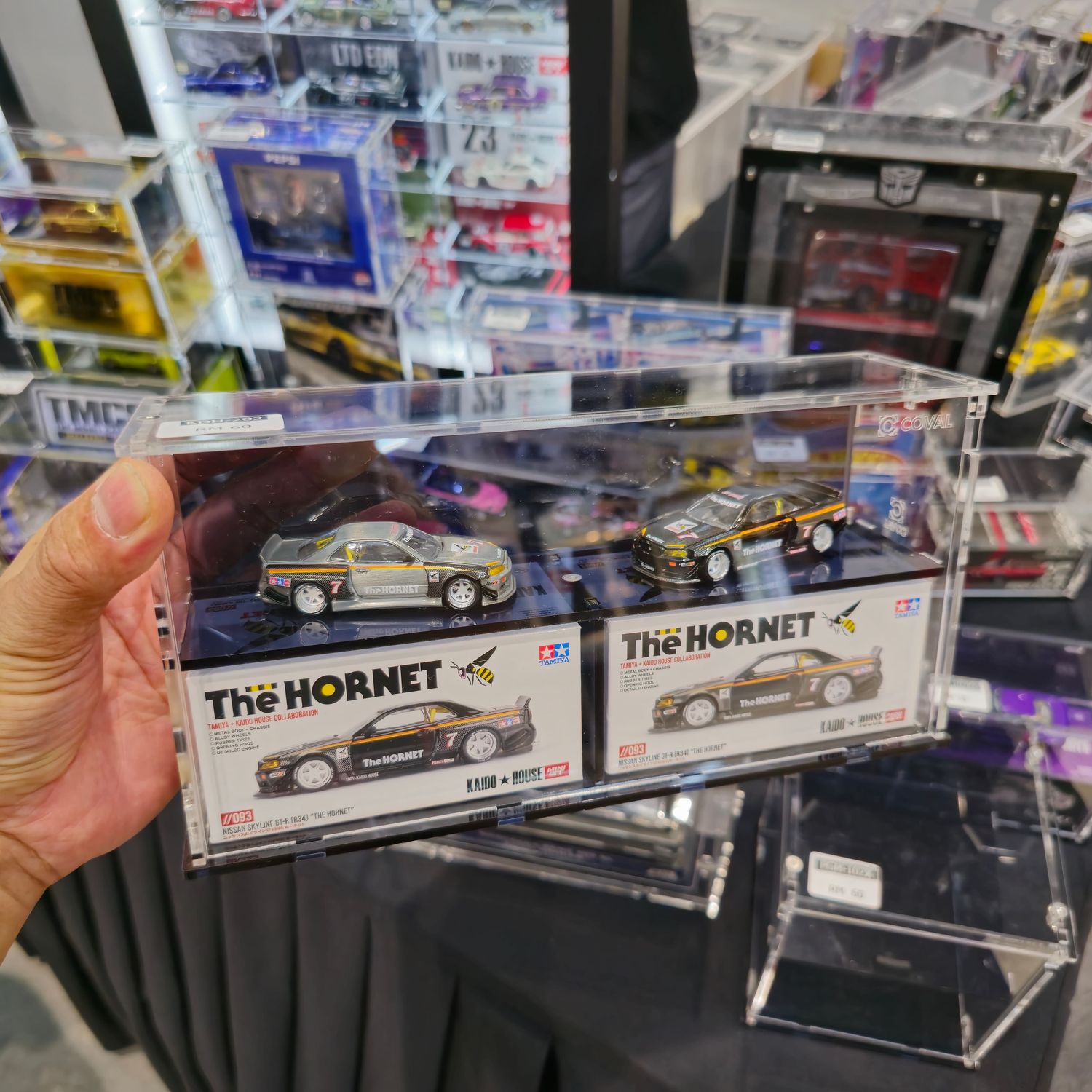 KDS-012 Acrylic Display Cabinet for 2 Mini GT x Kaido House Car and Box