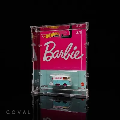 SWC-101 Acrylic Display Case for Single Wide Premium Carded Hot Wheels  *Stackable *Wallmountable