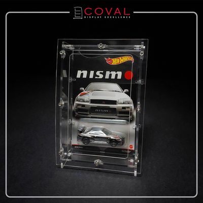 ARC-01-5PK Acrylic Display Case for Single Carded RLC and Mainline Hot Wheels with Arched Front *Pack of 5