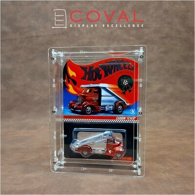 HRB-101 Acrylic Display Case for Large Single Carded Hot Wheels RLC