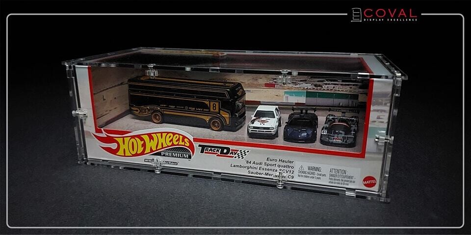 HBS-101S Acrylic Display Case Hot Wheels Smaller Premium Diorama Box Set