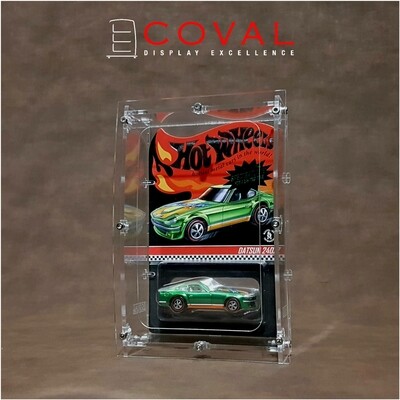 WRC-101 Acrylic Display Case for Single Mainline Carded Hot Wheels