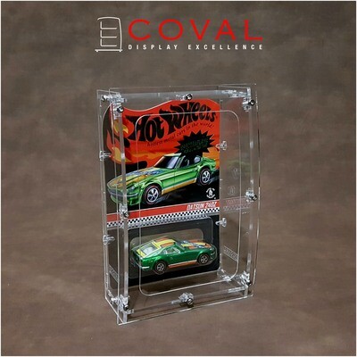 WRC-101 Acrylic Display Case for Single Mainline Carded Hot Wheels