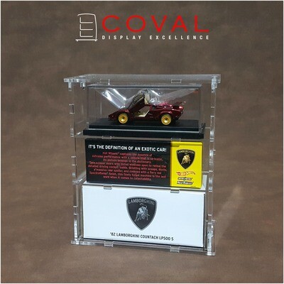 SLC-103 Acrylic Cabinet for Hot Wheels RLC Boxed Car - 3 Layers