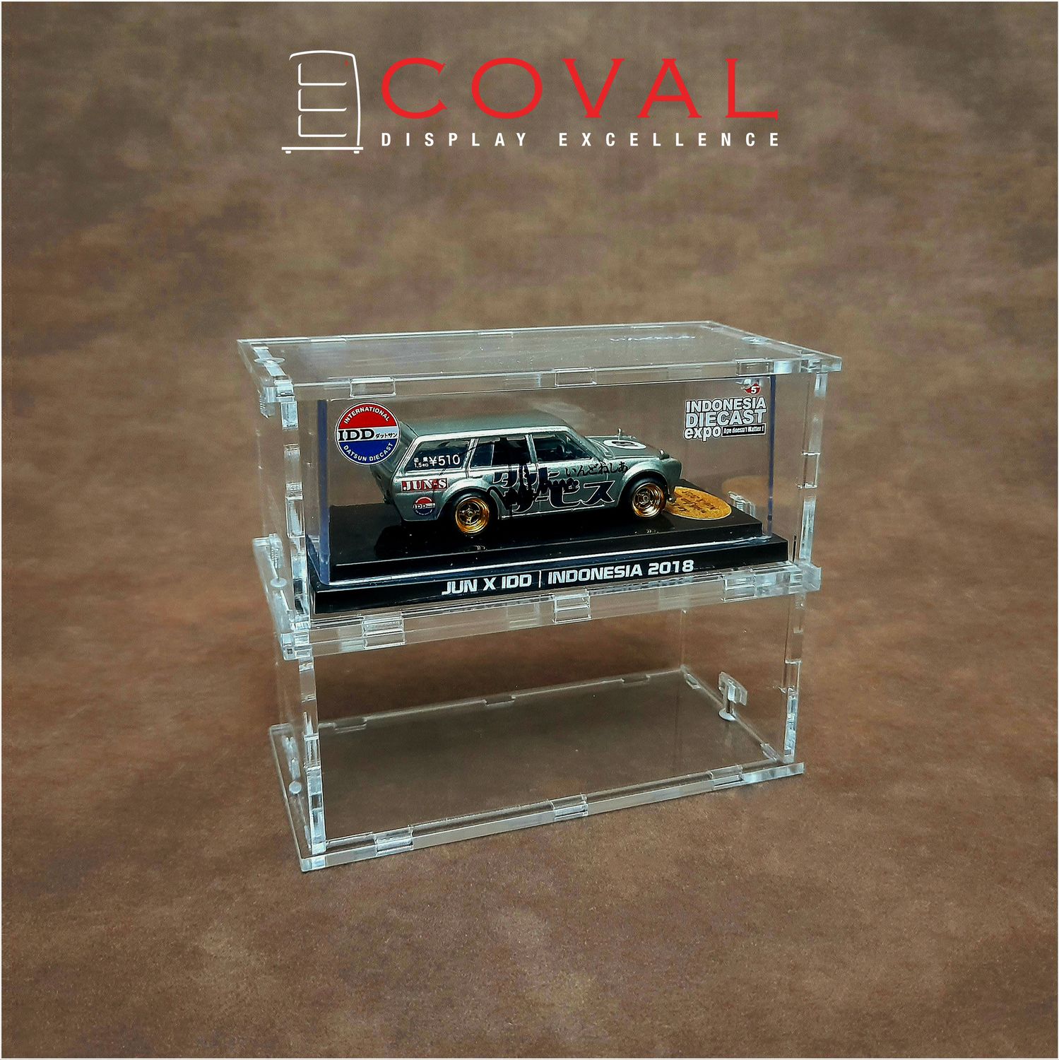 RBX-101-3PK Acrylic Display Case for Standard Hot Wheels RLC Boxed Cars *Stackable
