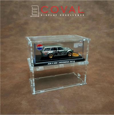 RBX-101-3PK Acrylic Display Case for Standard Hot Wheels RLC Boxed Cars *Stackable