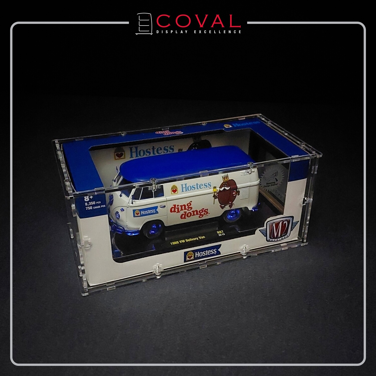 MTX-101 Acrylic Display Case for Single 1/24 M2 Machines Boxed Car