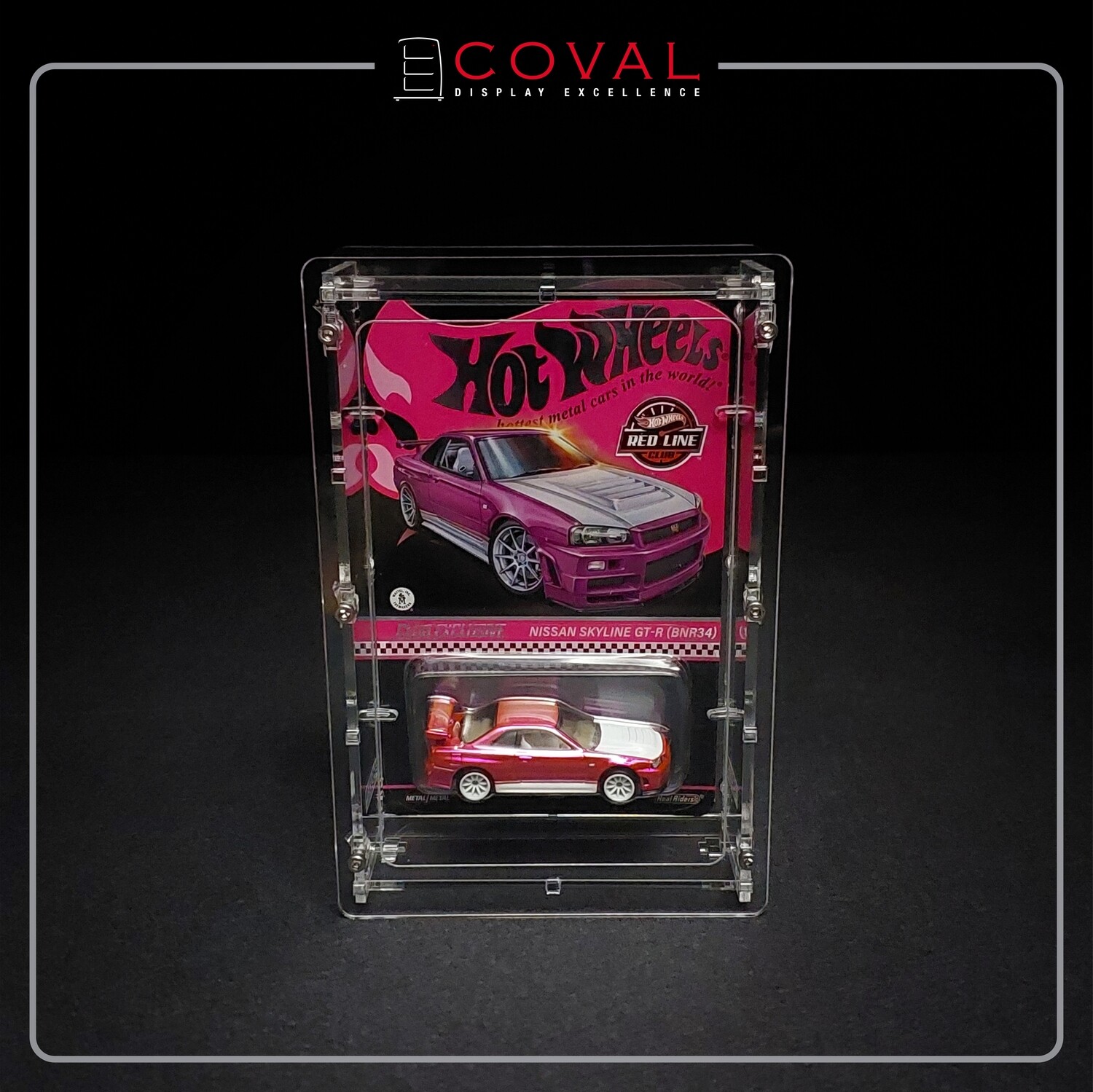 HRC-101 Acrylic Display Case for Single Carded RLC and Mainline Hot Wheels