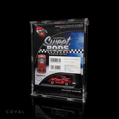 HSR-101B Acrylic Display Case for Boxed Single Carded Hotwheels Sweet Rods