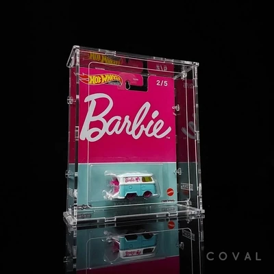 SWC-101 Acrylic Display Case for Single Wide Premium Carded Hot Wheels  *Stackable *Wallmountable