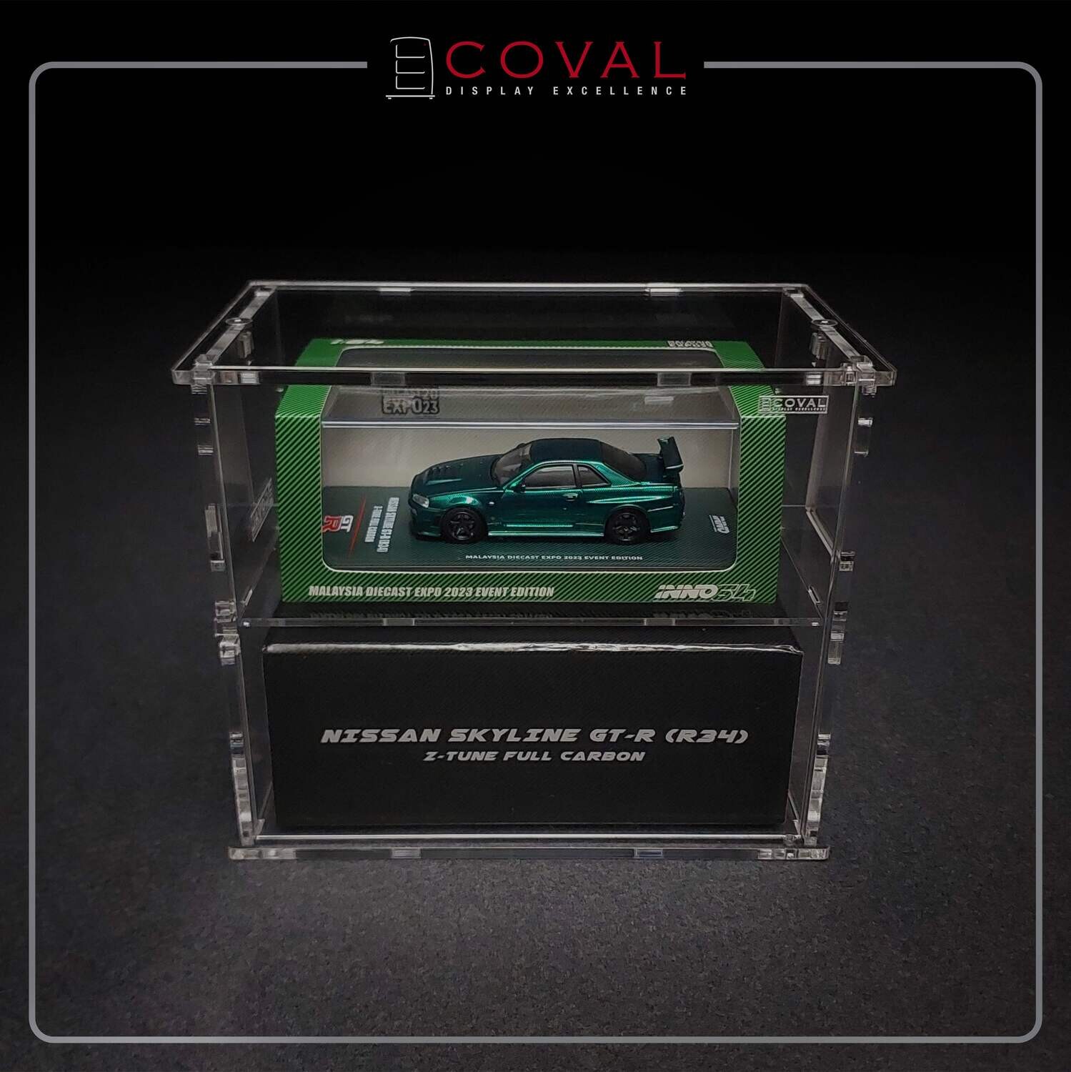 ISE-102 Acrylic Cabinet for INNO 64 Spesial Edition Boxed Car- 2 Layers
