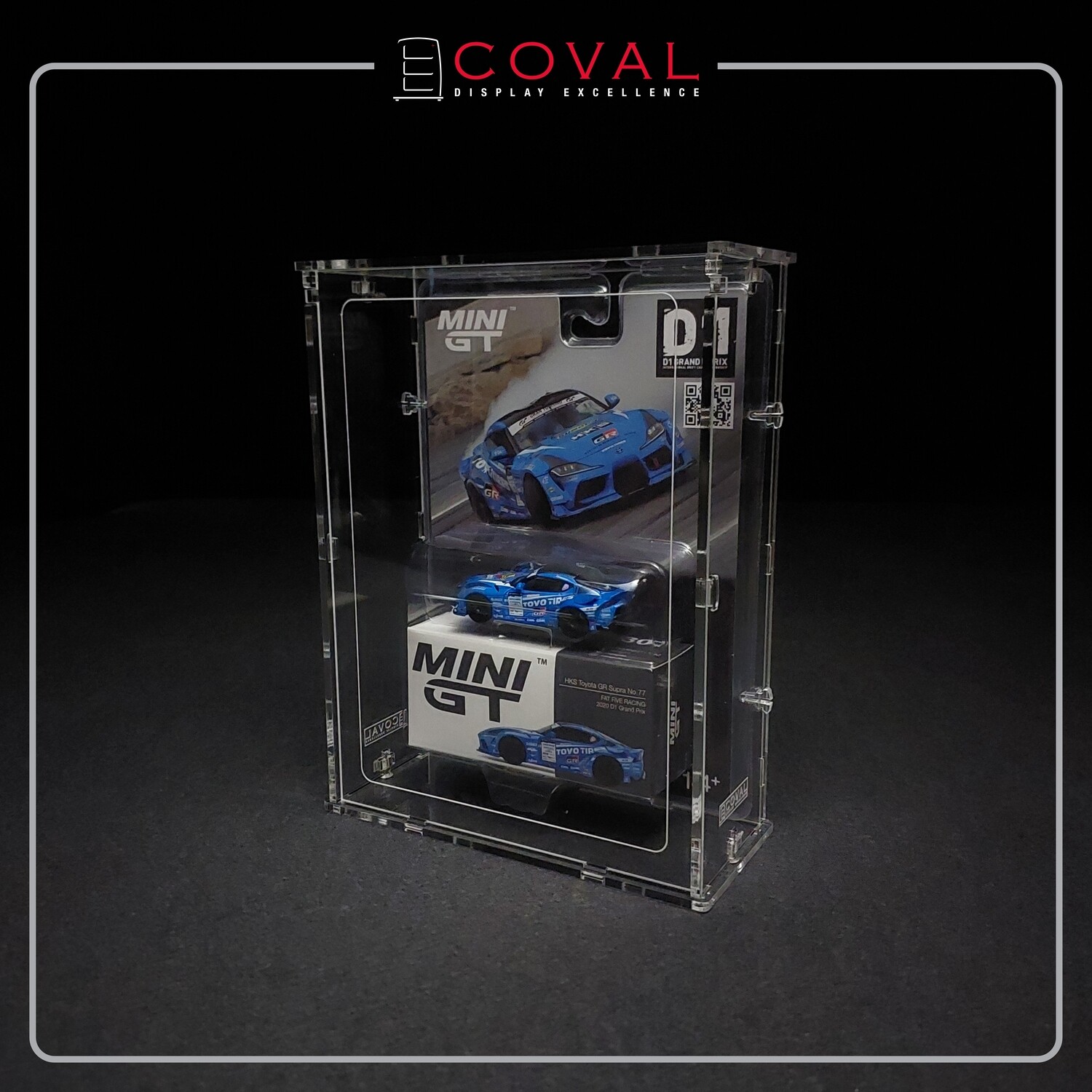 COVAL HRC-01 Single Carded Display - Holds 1 x HotWheels Car
