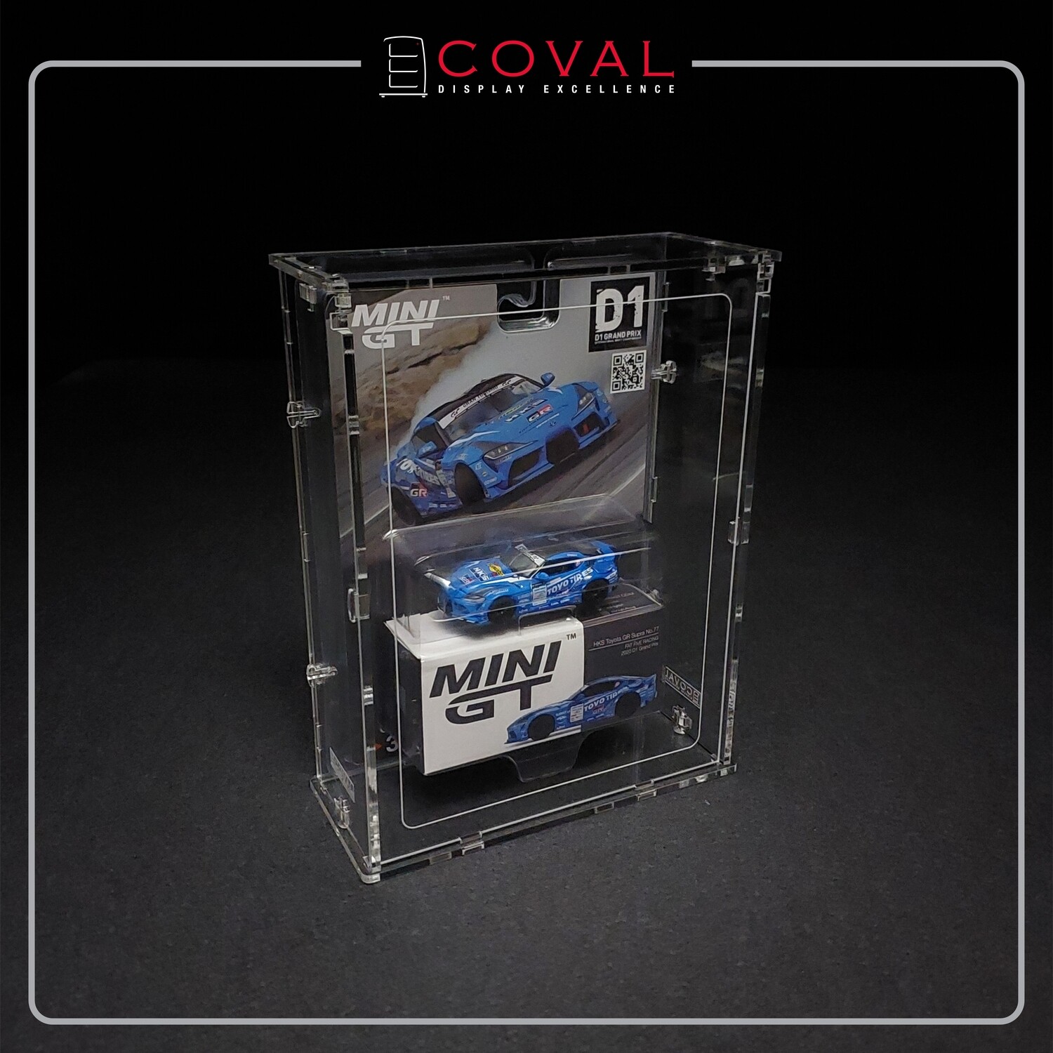 COVAL HRC-01 Single Carded Display - Holds 1 x HotWheels Car