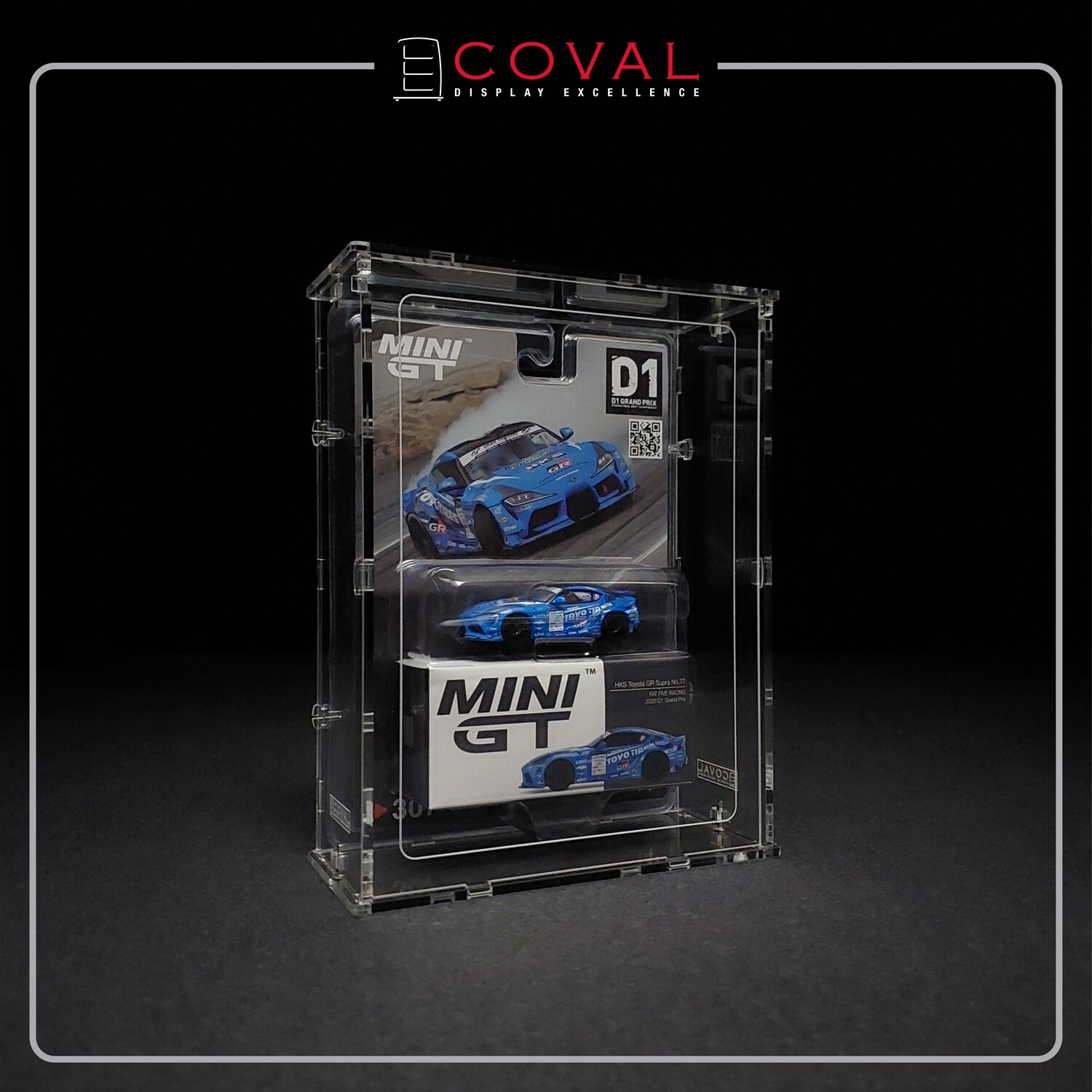 COVAL HRC-01 Single Carded Display - Holds 1 x HotWheels Car