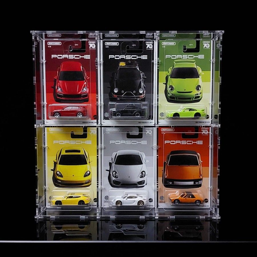SRC-302 Acrylic Display Case for 3 x 2 Carded RLC and Mainline Hot Wheels *Stackable *Wallmountable