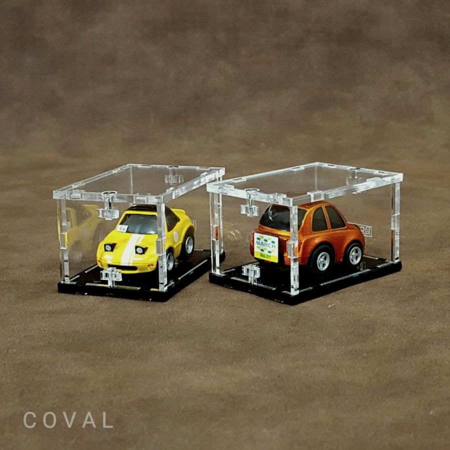 CRQ-101-5PK Acrylic Display Case for Single Loose Choro Q *Pack of 5 *Stackable
