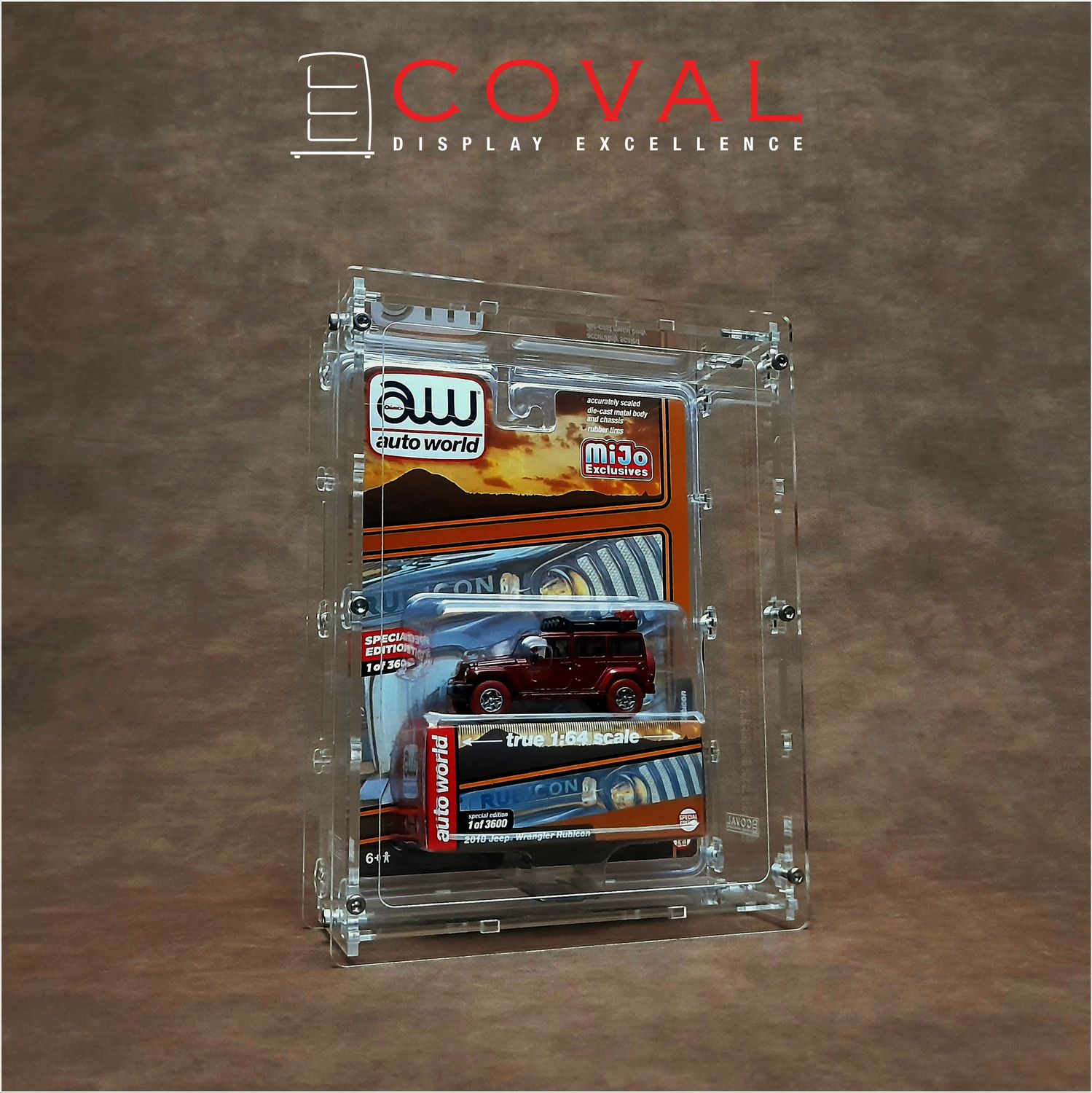 AWS-101 Acrylic Display Case for Single Carded Autoworld