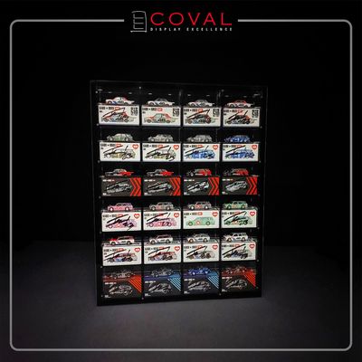 KWD-406 Acrylic Display Cabinet for Mini GT x Kaido House 24 Car and Box