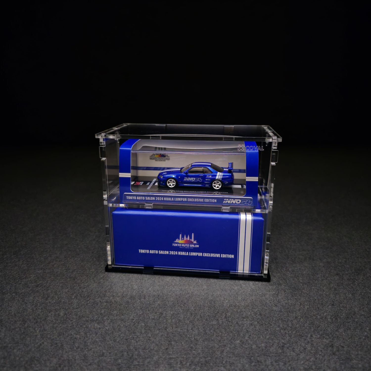 INF-102 Acrylic Cabinet for INNO 64 Spesial Edition Boxed Car- 2 Layers