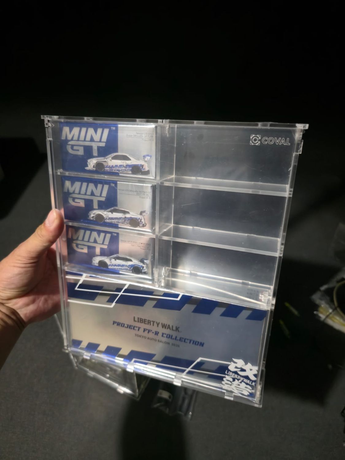 MGT-061 Acrylic Display Cabinet for Mini GT Box Set of 3