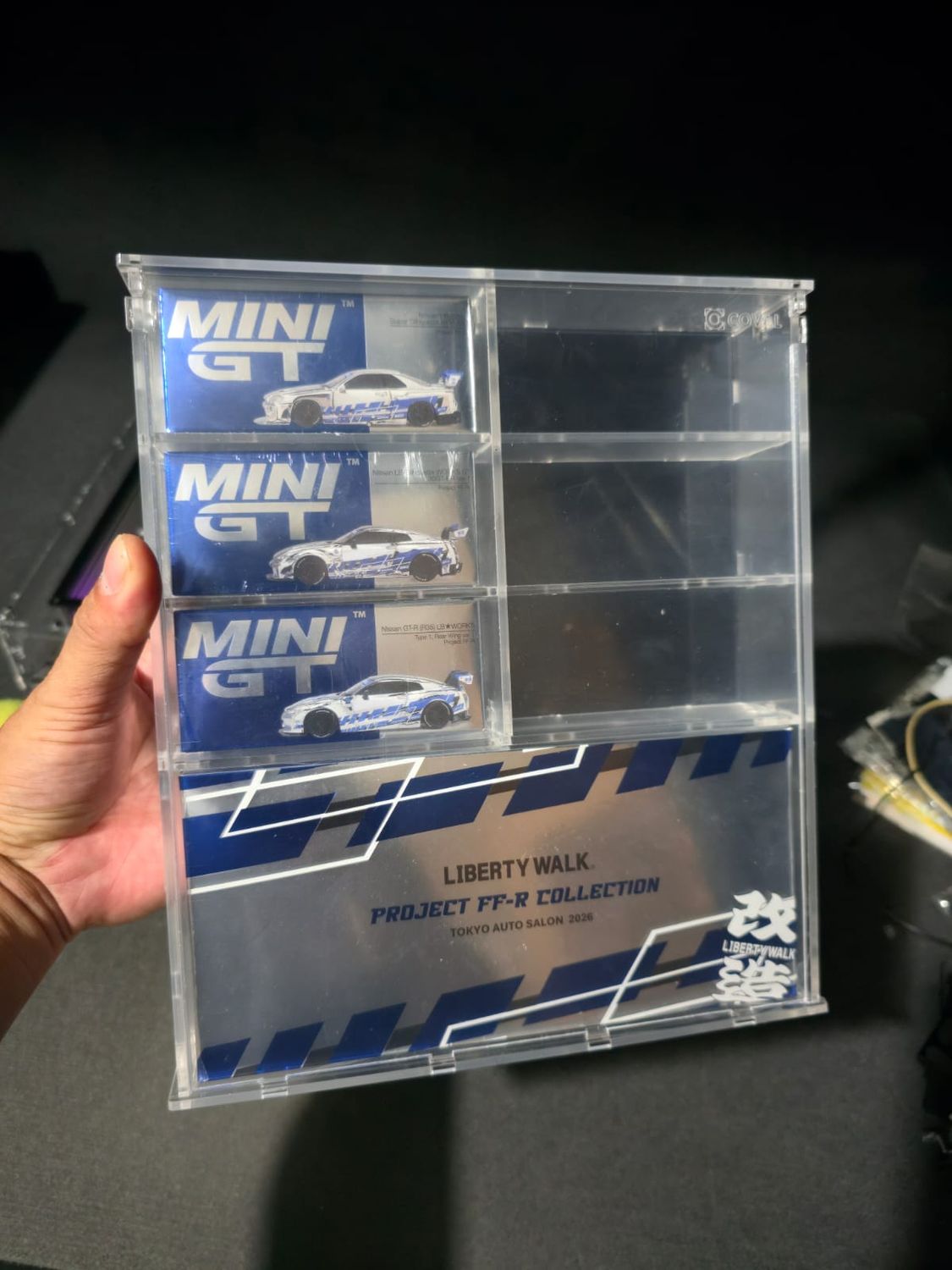 MGT-061 Acrylic Display Cabinet for Mini GT Box Set of 3