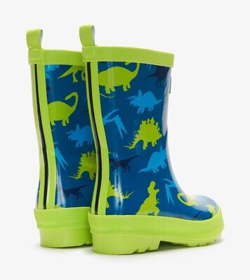 Hatley real dinos shiny rain boots