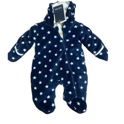 Blue seven all in one fleece suit