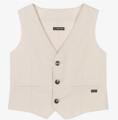 Linen waistcoat boy