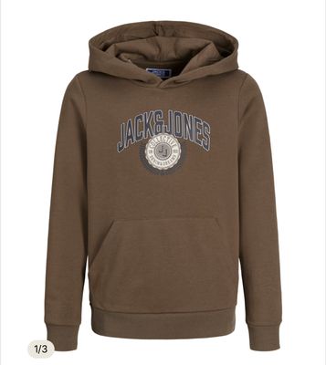 JACK & JONES JJKAM VARSITY BRANDING SWEAT HOOD MNI JACK & JONES JJKAM VARSITY BRANDING SWEAT HOOD MNI
