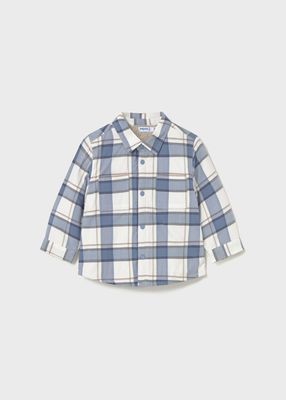 Mayoral Baby check overshirt