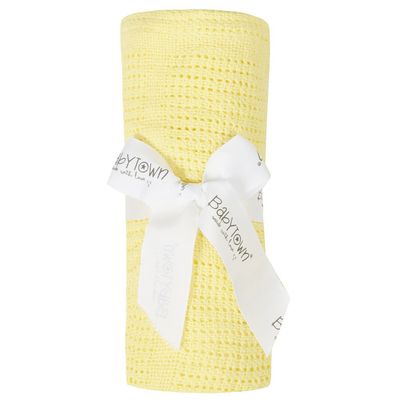Lemon cellular blanket Lemon cellular blanket
